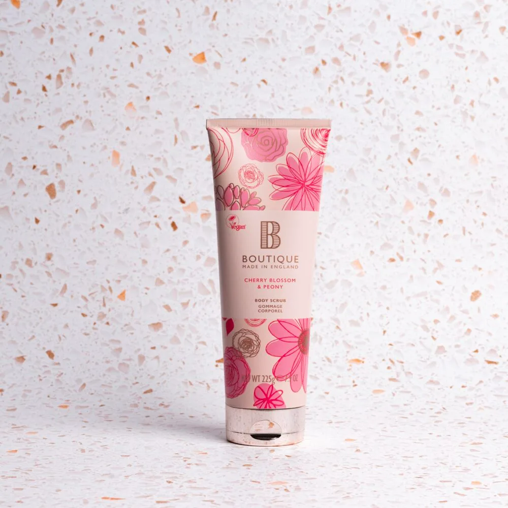 Body scrub άνθη κερασιάς & παιώνια 238ml