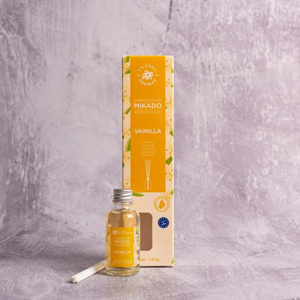 Αρωματικό χώρου με sticks βανίλια (σε κουτί) 30ml