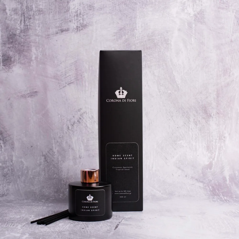 Αρωματικό χώρου με sticks Indian spirit Black edition 100ml