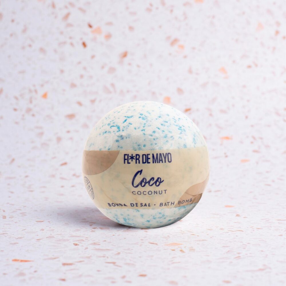 Bath bomb με άρωμα καρύδα 200gr